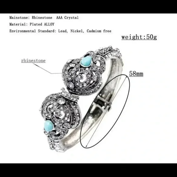 Vintage with stone bracelet - Picture 2 of 16